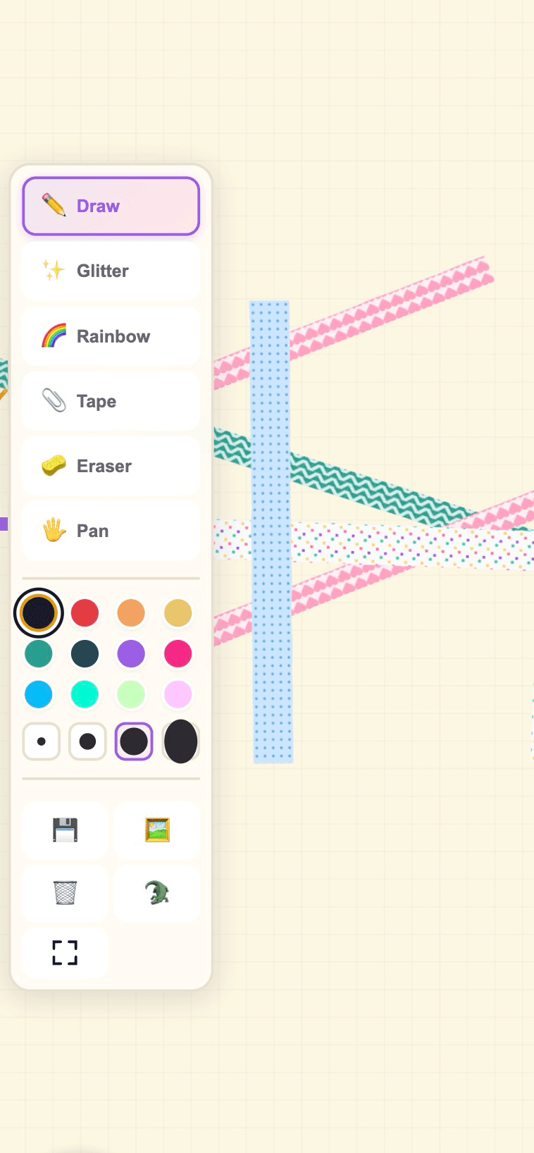 Winnie Jam - a kid-friendly FigJam clone